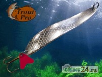 Блесна Trout Pro Steelhead, цвет серебро